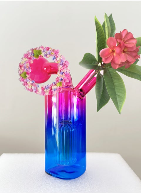 Mini Glass Home Decorative Heat Resistant Oil Lamp Vase