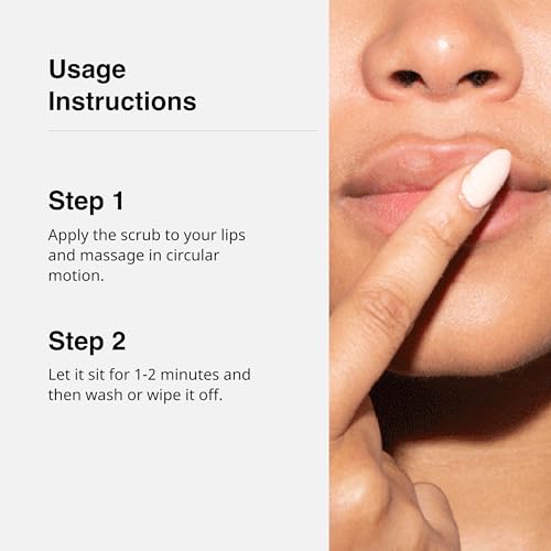 Cureskin Lightening Lip Scrub for Men and Women | Exfoliate & Brighten with Walnut Shell Powder, Beetroot & Squalane | Lip Scrub for Dark Lips to Lighten Pink, 0.25 Ounce (Pack of 1) - Image 5