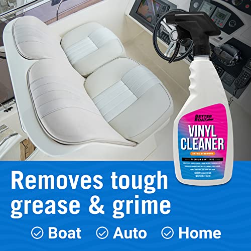 Better Boat Boat Vinyl Cleaner Upholstery and Seat Cleaner Protectant for Marine Vinyl Windows and Pontoon Interiors Effective Boat Cleaning Supplies and Conditioner Products - Image 4
