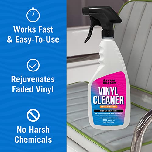 Better Boat Boat Vinyl Cleaner Upholstery and Seat Cleaner Protectant for Marine Vinyl Windows and Pontoon Interiors Effective Boat Cleaning Supplies and Conditioner Products - Image 5