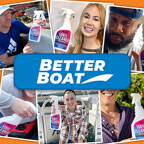 Better Boat Boat Vinyl Cleaner Upholstery and Seat Cleaner Protectant for Marine Vinyl Windows and Pontoon Interiors Effective Boat Cleaning Supplies and Conditioner Products - Image 3