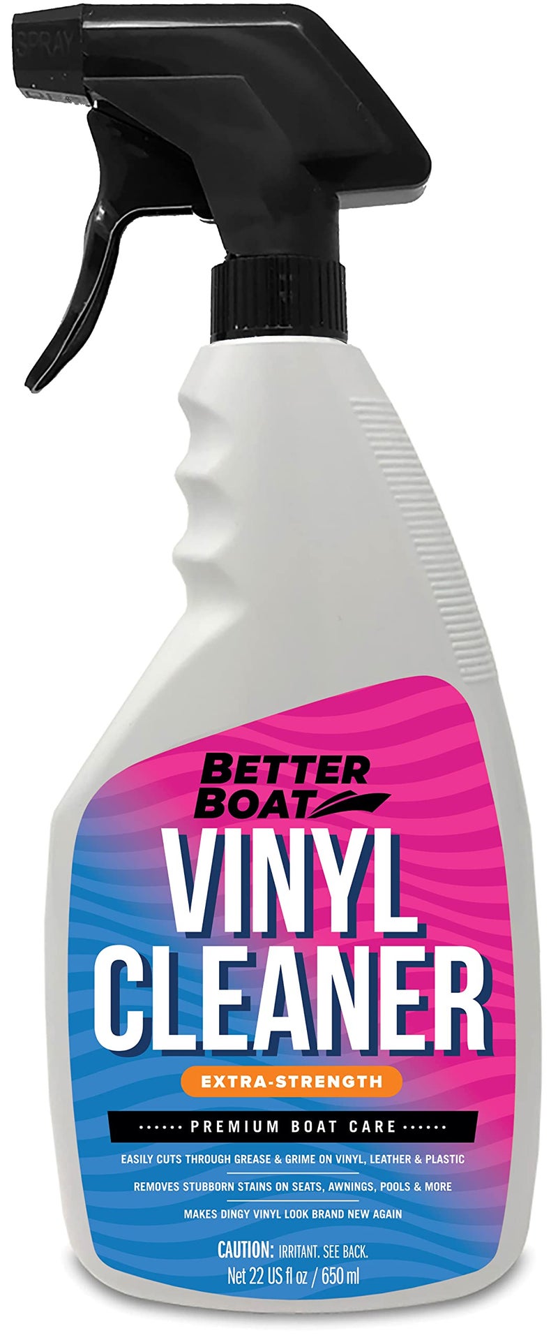Better Boat Boat Vinyl Cleaner Upholstery and Seat Cleaner Protectant for Marine Vinyl Windows and Pontoon Interiors Effective Boat Cleaning Supplies and Conditioner Products - Image 1
