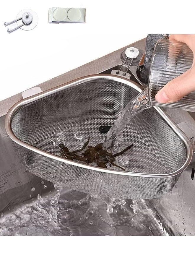 إيليلي مصفاة حوض المطبخ، مصيدة طعام مثلثة الشكل للنفايات وبقايا الطعام - Image 1