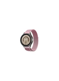Samsung Galaxy Watch 5 / Galaxy Watch 5 Pro Band Milanese Stainless Steel Strap 20mm Compatible with Galaxy Watch5 (44mm/40mm) Galaxy Watch5 Pro (45mm) Rose Pink