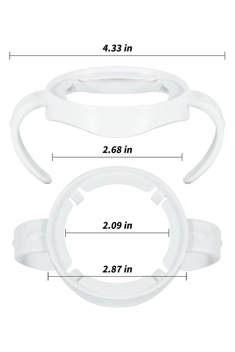 Sharpdo 4 Pack Baby Bottle Handles for Philips Avent Natural Baby Bottles, Baby Bottle Holder, Baby Feeding Bottles Handles - Image 2