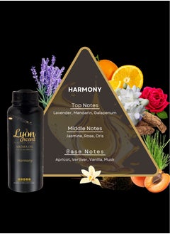 LYON SCENT Lyon Scent Aroma Oil, 100% Pure Oil, Perfume for Air Freshener, Diffuser Aroma, Fragrance Oil, Air Freshener Oil refill, Essential Scented Oil, Luxurious Scent (HARMONY)  - Image 2