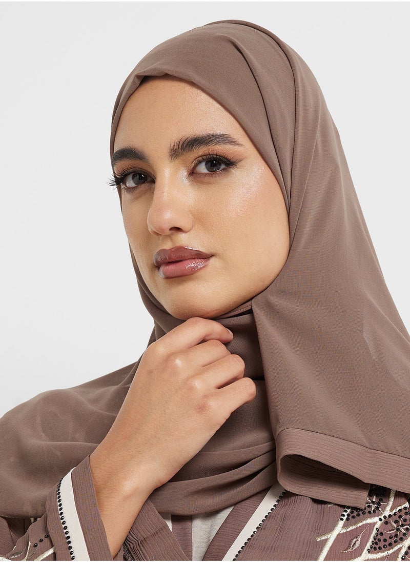 hayas closet V-Neck Straight Sleeve Embroidered  Abaya  - Image 5