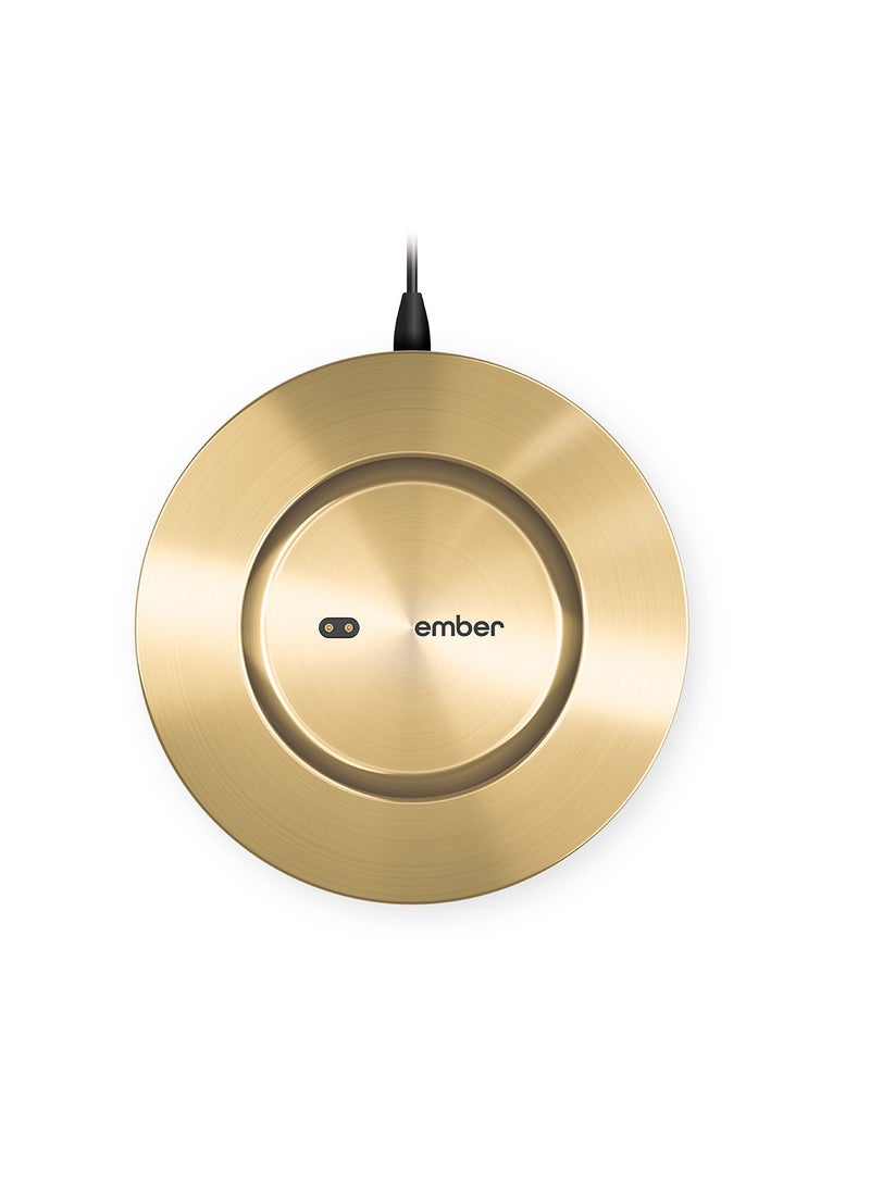 Ember Mug 2 10OZ / 295ML | Temperature Control Mug, Vacuum Insulated Stainless Steel Smart Cup for Coffee, Tea, Water, 90Min Battery Life, iOS/Android - Metallic Gold - Image 2