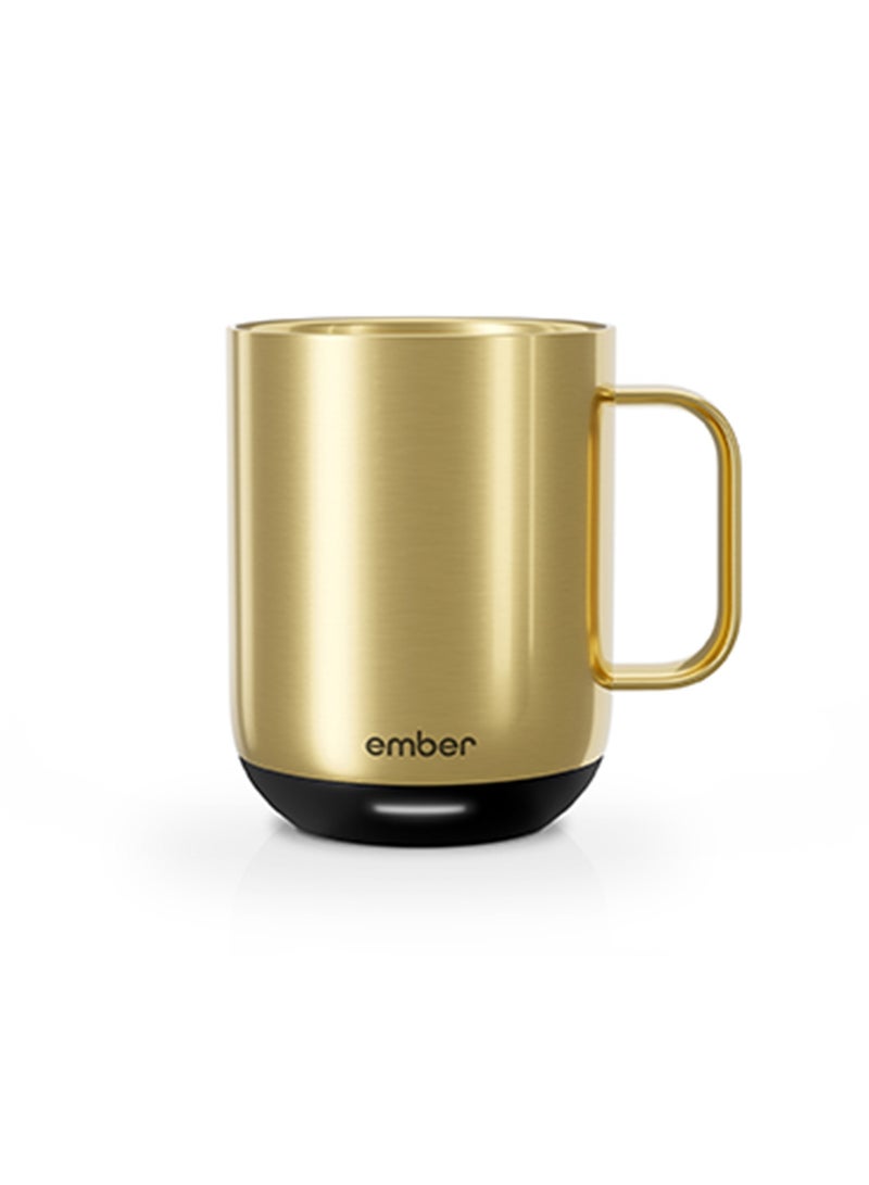 Ember Mug 2 10OZ / 295ML | Temperature Control Mug, Vacuum Insulated Stainless Steel Smart Cup for Coffee, Tea, Water, 90Min Battery Life, iOS/Android - Metallic Gold - Image 1
