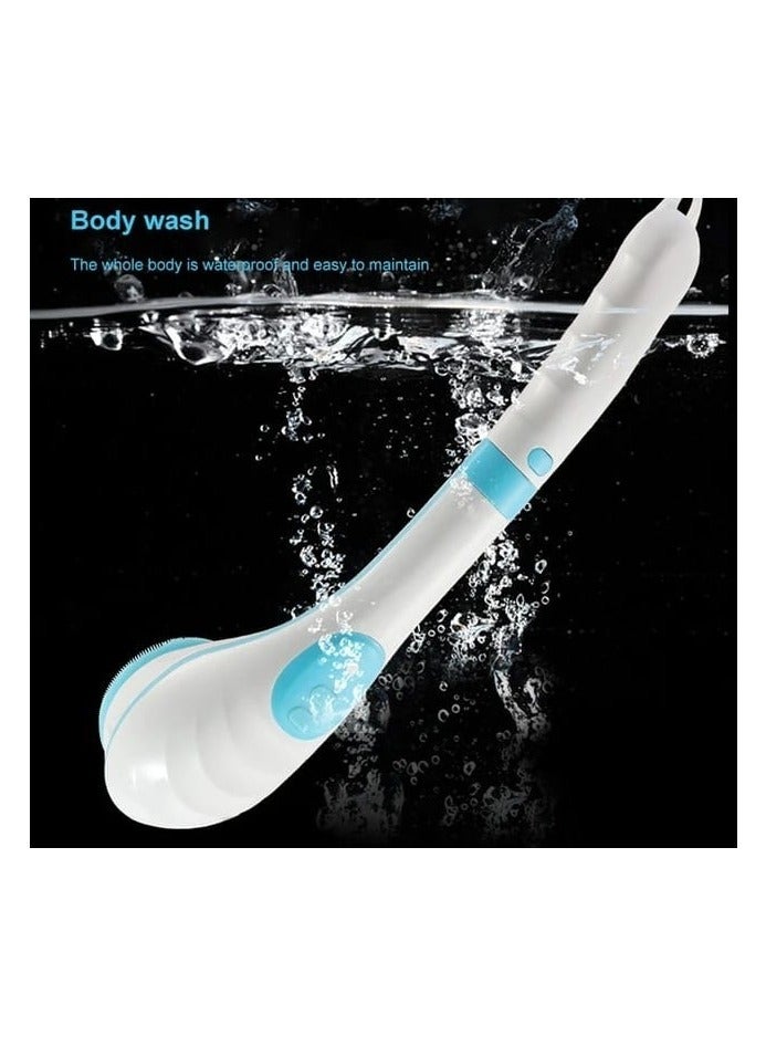 دينكس فرشاة استحمام الكترونية ذكية متعددة الوظائف | فرشاة تنظيف الجسم بـ5 رؤوس مختلفة - Image 4