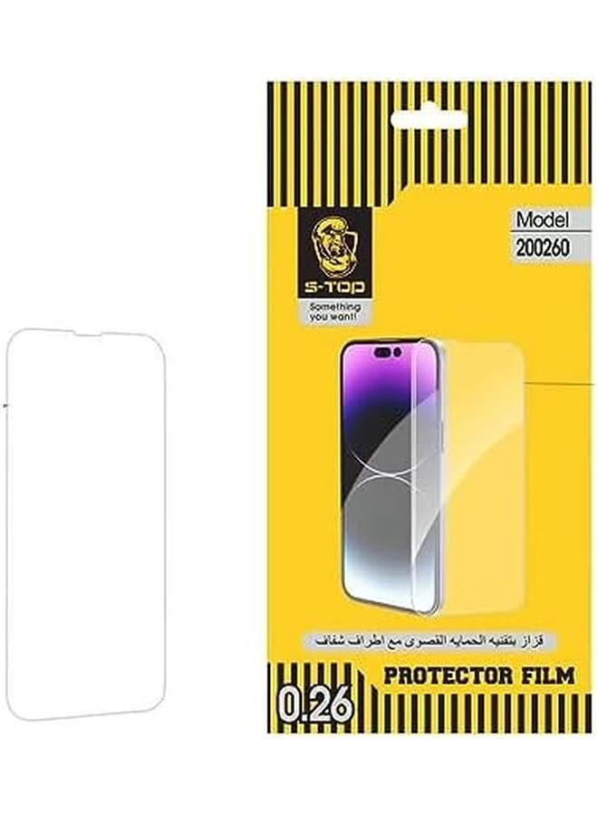 اس-توب ملصق حماية الشاشة ضد بصمات الأصابع لجميع موديلات آيفون – حماية شفافة للغاية - Image 2