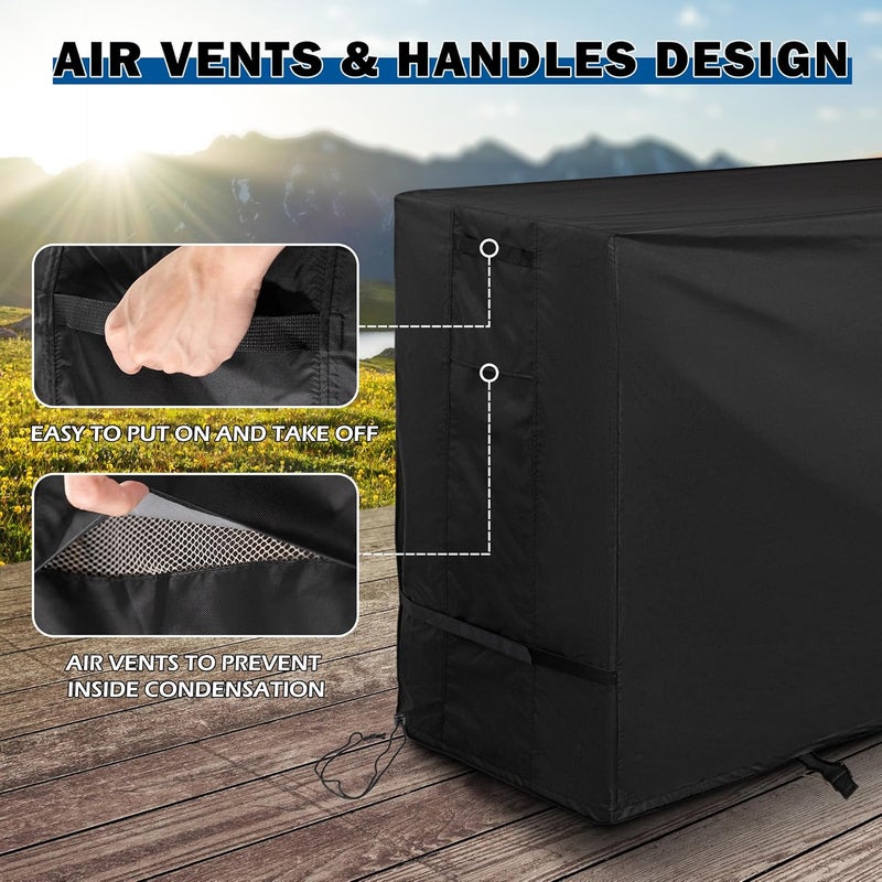Starcrew Griddle Cover for Blackstone 1819 Griddle and Charcoal Combo, Grill Cover for Blackstone 17" Propane Griddle and Charcoal Grill Combo-Protective and Waterproof (Cover Only) - Image 4