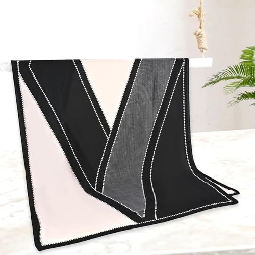 FINIZO Mulberry Silk Feeling Long Scarf for Women Large Shawls for Headscarf and Neck Sunscreen Shawls - Image 2