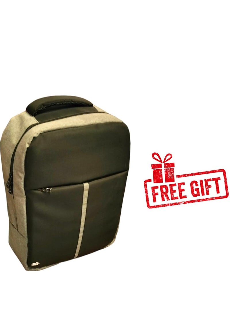 Generic (Color may vary) CounterFlow Laptop Backpack for Men and Women with Computer Compartment 17.3 Inch Travel Backpack + FREE GIFT  - Image 1