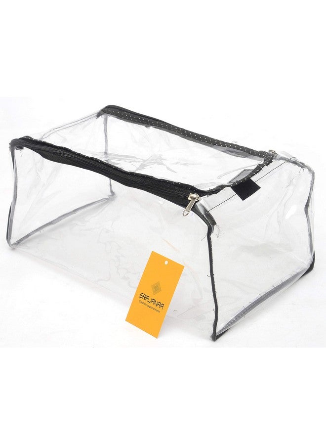 SRAJANAA Srajanaa Transparent Waterproof Multiutility Portable Dustproof Shoe Storage Organisers Pouch Bag/Cover | Durable Waterproof Shoe Storage for Travel, Closet, and Home Organization (Set of 15) - Image 5