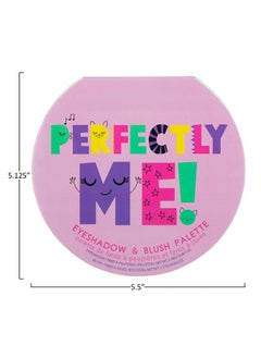 Expressions Expressions Perfectly Me Glisten & Glitter Makeup Palette 10 Color Eyeshadow Palette & Blush Makeup Novelty Beauty Set, Fold Out Compact with Mirror, Cute Makeup Kit Gifts - Washable, Non-Toxic  - Image 5