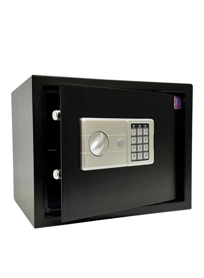 LOTFY GROUP LG Safebox Code- 30LGK- 30*38*30CM- Black Gray Colour- Home Office Safe Box- Electronic Lock- Key Lock  - Image 2