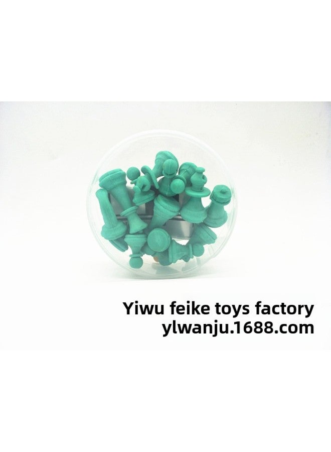 ممحاة شطرنج محمولة، لعبة شطرنج ممتعة للأطفال، شطرنج بشعار قابل للتخصيص