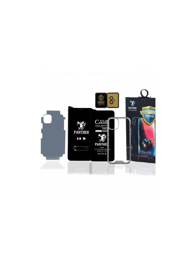 Panther Shield 5-in-1 Protection Pack - iPhone 12 - Image 1