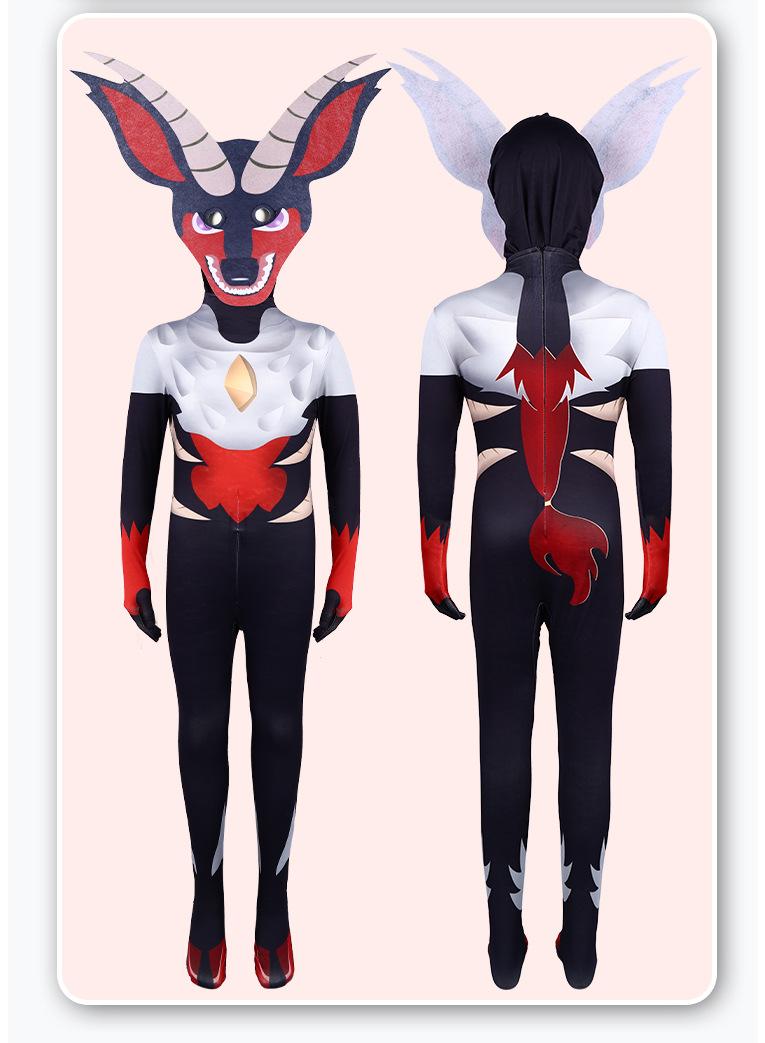 عام 1 مجموعة حزب لعب دور الشركاء في جميع أنحاء العالم ملابس الأطفال الكبار مع أقنعة الوجه والملابس إينسينرام دمية أفخم مجانا - Image 3