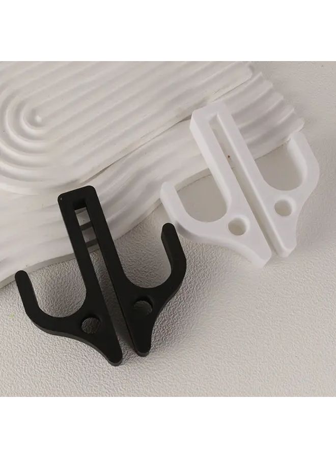 Black Heavy Duty Shower Door Hook No Drill Bathroom Organizer Towel Holder - Image 4