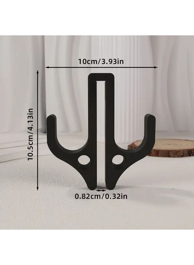 Black Heavy Duty Shower Door Hook No Drill Bathroom Organizer Towel Holder - Image 3