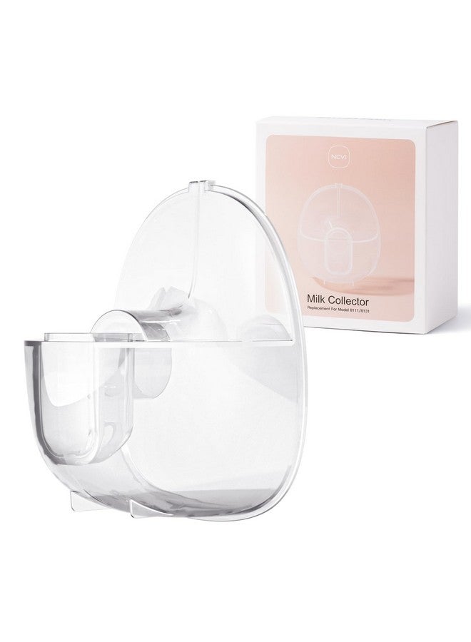 NCVI كوب جمع الحليب البديل NCVI متوافق مع مضخة الثدي القابلة للارتداء NCVI 8111/8131، ملحقات مضخة الثدي، فلانج 24 مم، 1 قطعة - Image 1