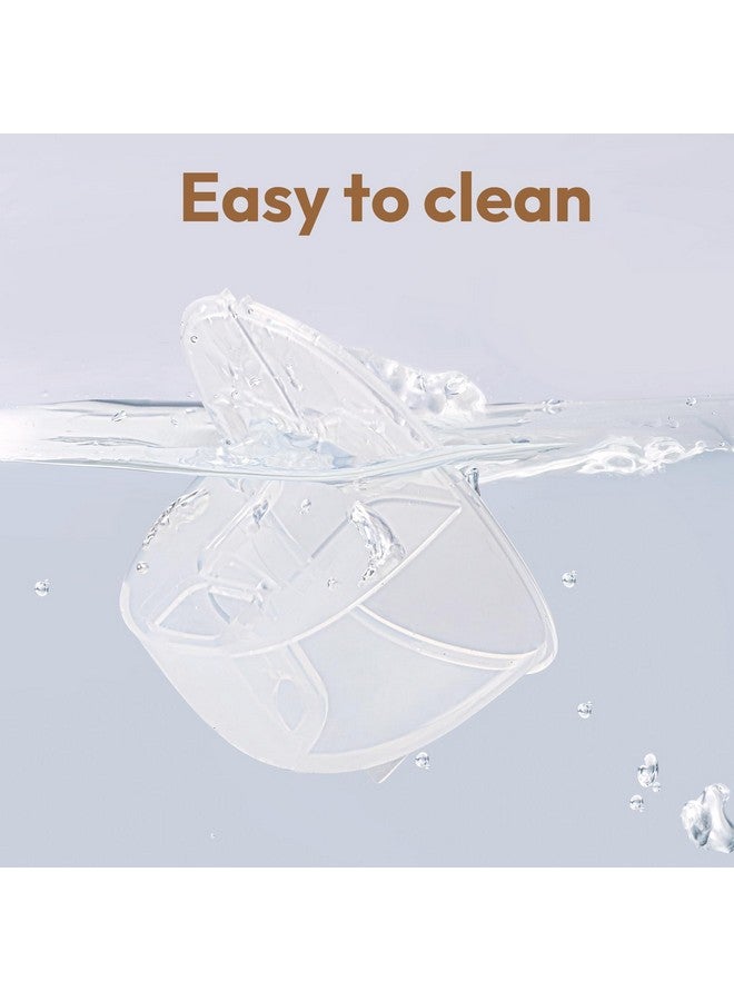 NCVI كوب جمع الحليب البديل NCVI متوافق مع مضخة الثدي القابلة للارتداء NCVI 8111/8131، ملحقات مضخة الثدي، فلانج 24 مم، 1 قطعة - Image 4