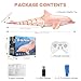 GearRoot Remote Control Dolphin Toys for Kids 24G High Simulation Oceanic RC Dolphins Fish Toys for Swimming Pool Bathroom 2x600mAh RC Boat Water Toy Great for 6 Year olds Boys Girls Kids Pink - Image 4