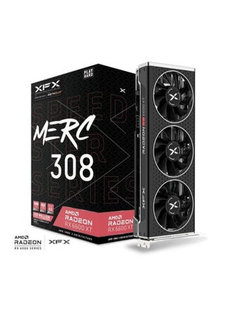XFX Speedster MERC 308 AMD Radeon™ RX 6600 XT Black Gaming Graphics Card with 8GB GDDR6, AMD RDNA™ 2 - pzsku/ZA02F84F7D53E4DC2A171Z/45/_/1653987790/f7f23a72-e20b-496b-a606-bceca78ef1a7