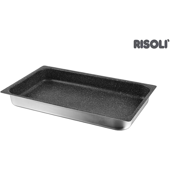 ريسولي صينية الخبز مستطيلة G Op120M5340G صينية خبز Gastronorm 11 53X32Xh4Cm HS مصنوعة في إيطاليا - Image 2
