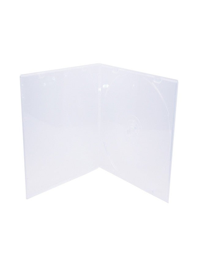 Maxtek 5.2mm Durable CD Case, Slim Single Clear PP Poly Plastic Cases, 50 Pack. - Image 2