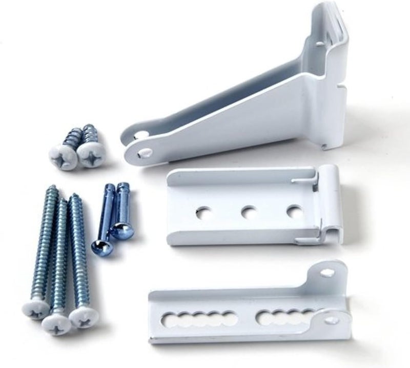 Storm Door Closer Bracket in White Color