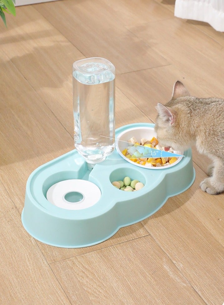 Cat Water Fountain Dispenser, Cloud-Shaped Pet Feeder, Auto Refill Cat Water Bowl, Non-Skid Cat Dish, Large Capacity Cat Waterer 500ml - Image 5