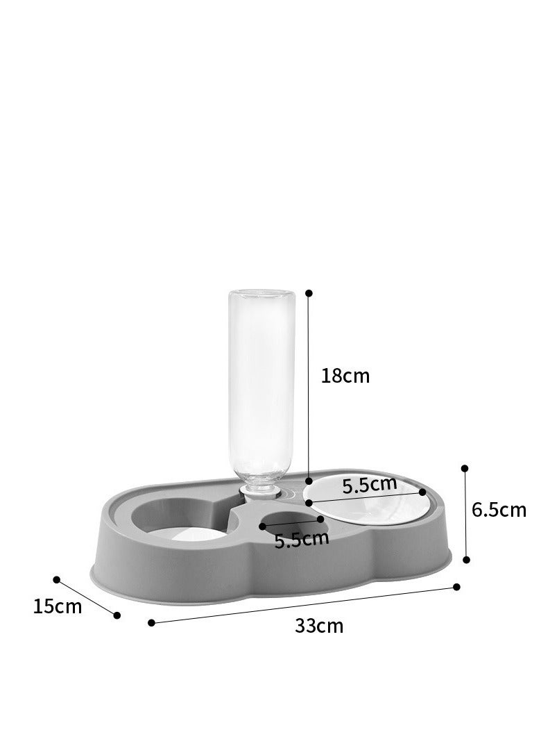 Cat Water Fountain Dispenser, Cloud-Shaped Pet Feeder, Auto Refill Cat Water Bowl, Non-Skid Cat Dish, Large Capacity Cat Waterer 500ml - Image 2