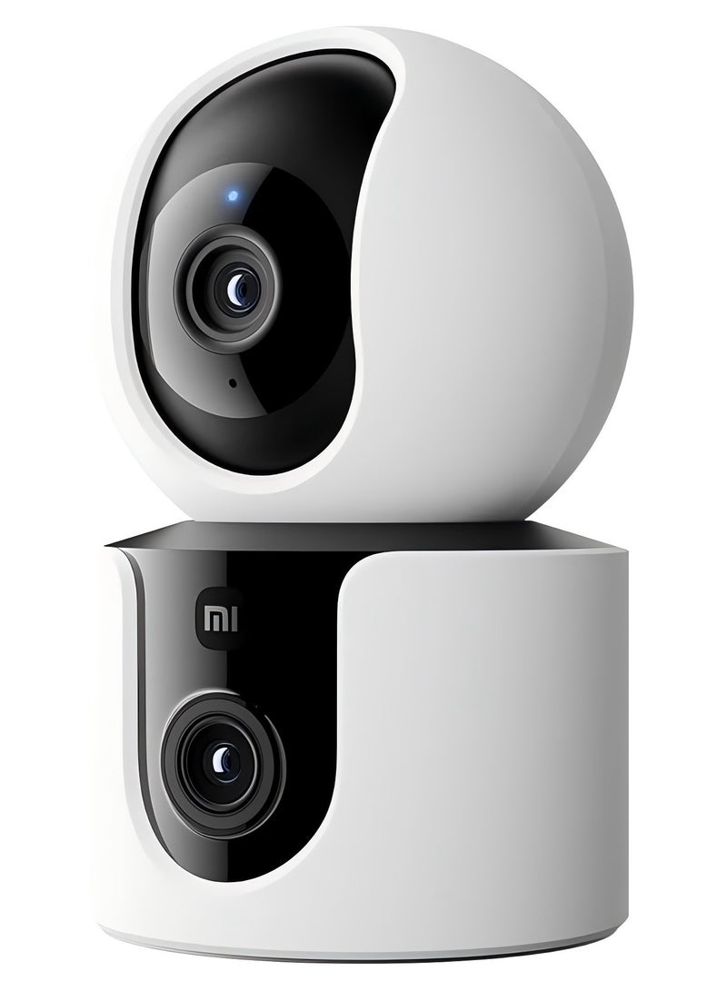 شاومي كاميرا ذكية C300 إصدار عدستين، دقة 2K 3MP HD، تغطية 360 درجة، كشف AI، مكالمة ثنائية الاتجاه، WiFi 6 - Image 1