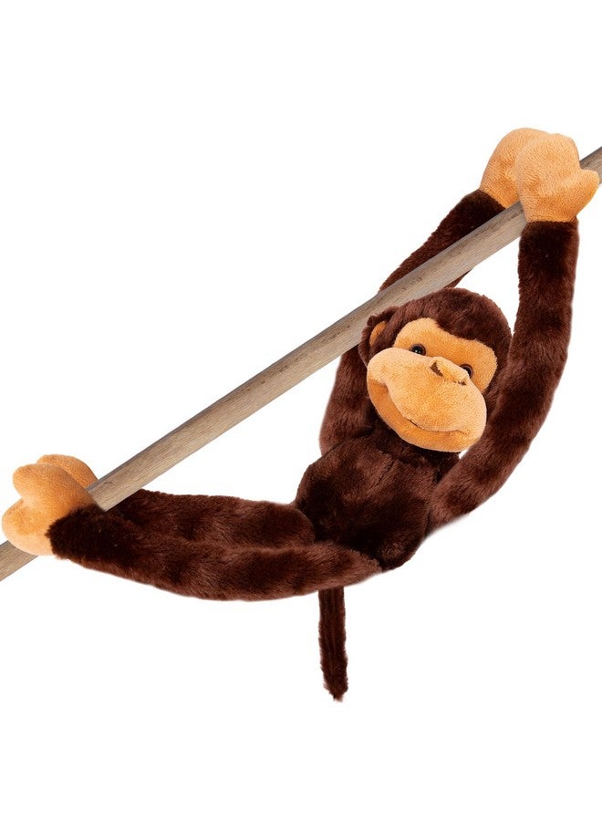 ArtCreativity Long Arm Plush Monkey, 23 Inch Hanging Monkey with Connectable Limbs, Ultra Soft and Huggable Stuffed Animal for Kids, Cute Home and Nursery Décor, Best Birthday Gift Idea - Image 1