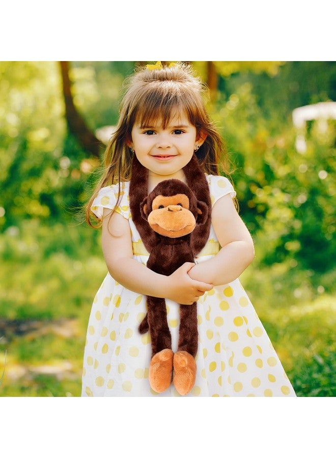 ArtCreativity Long Arm Plush Monkey, 23 Inch Hanging Monkey with Connectable Limbs, Ultra Soft and Huggable Stuffed Animal for Kids, Cute Home and Nursery Décor, Best Birthday Gift Idea - Image 5