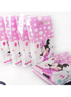 Party 20 Pieces Pack of 20 Cartoon Pink Minnie Mouse Birthday Party Supplies Cartoon Candy Bag Tote Bag Kids Gift Bag Adult Birthday Party Decorations  - Image 3