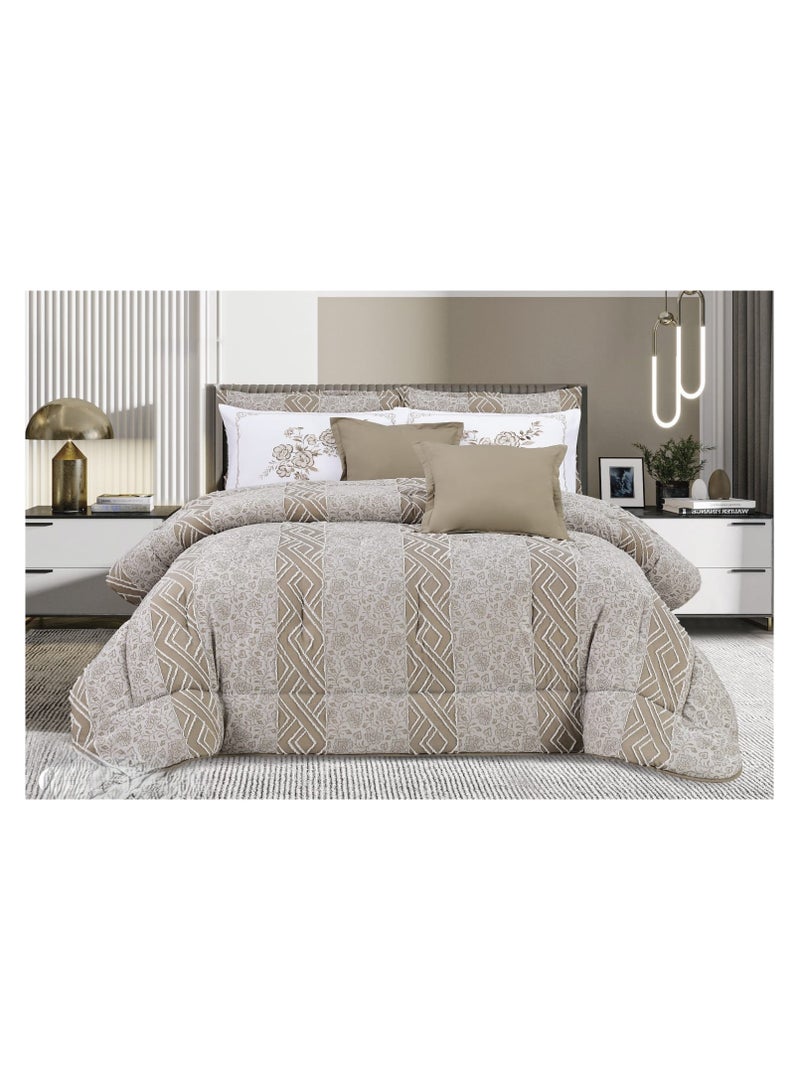 مون مفرش نفرين بتصميم حصري وجذاب من خامه الميكروفايبر ليمنحك الجمال والأناقة مقاس 230*250 سم - Image 1