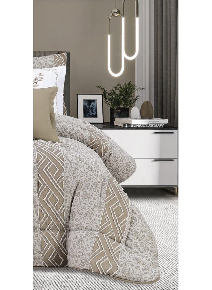 مون مفرش نفرين بتصميم حصري وجذاب من خامه الميكروفايبر ليمنحك الجمال والأناقة مقاس 230*250 سم - Image 4