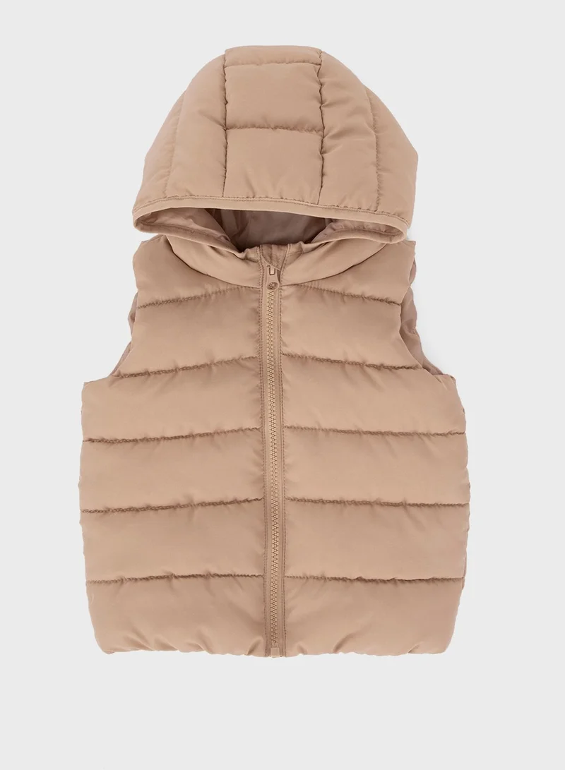 DeFacto Kids Essential Hooded Puffer Jacket