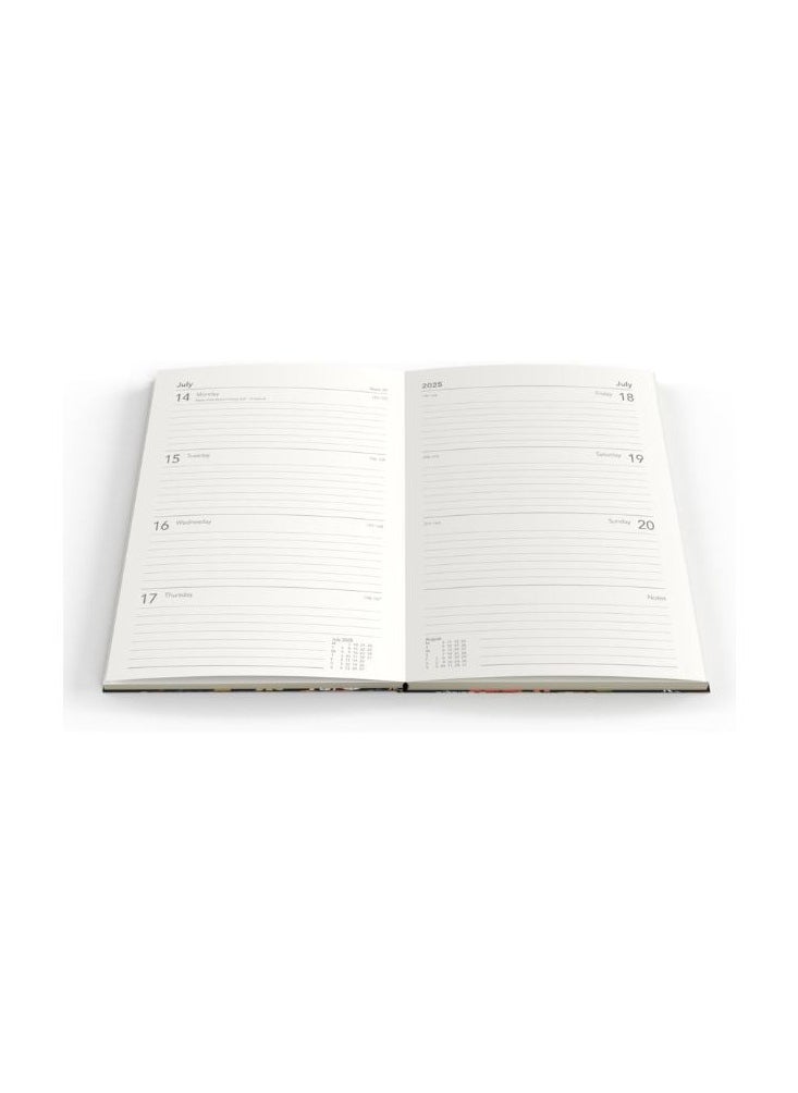 Collins Collins Enchanted 2025 Planner - A5 Week to View Diary - Light Blue - (EN53.57-25) - Hardback Weekly Diary with Floral Design  - Image 4