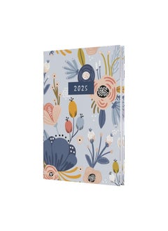 Collins Collins Enchanted 2025 Planner - A5 Week to View Diary - Light Blue - (EN53.57-25) - Hardback Weekly Diary with Floral Design  - Image 1