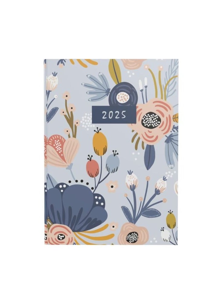 Collins Collins Enchanted 2025 Planner - A5 Week to View Diary - Light Blue - (EN53.57-25) - Hardback Weekly Diary with Floral Design  - Image 2