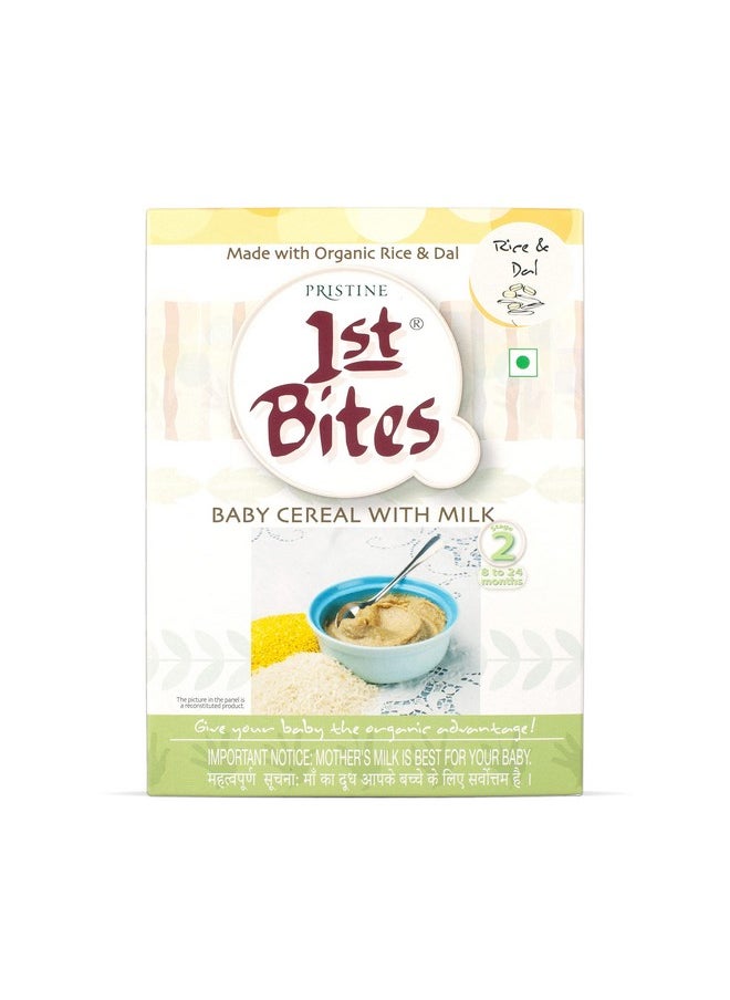 Pristine 1St Bites Baby Cereal 300G | Baby Food (8-24 Months) Stage-2, 100% Organic Rice & Dal | Infant Food  - Image 2