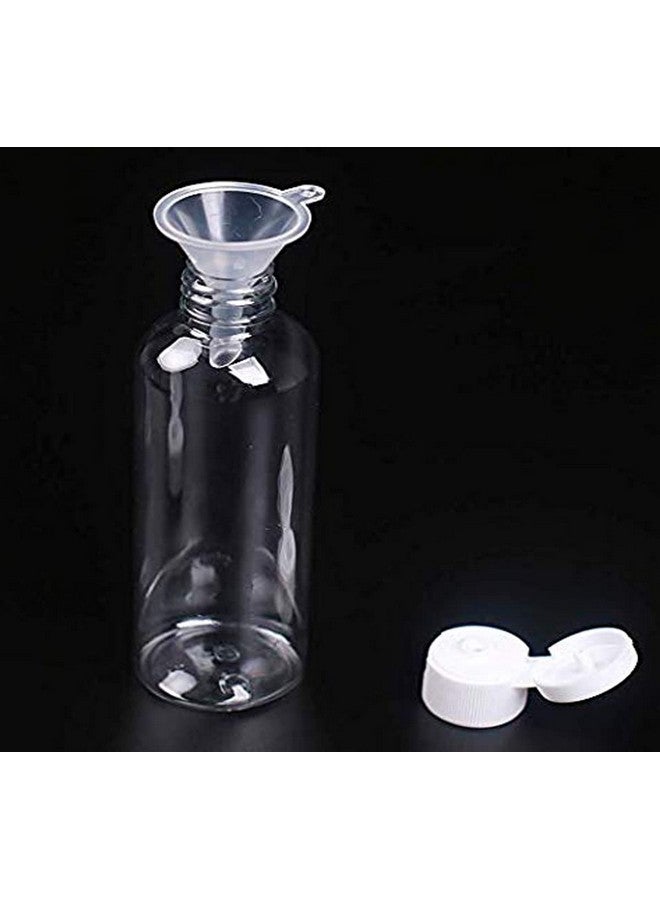 DIY Crafts Design # No 1, Pack of 32 Pcs, 32Pcs Travel Bottles Set Clear Plastic Travel Bottles Toiletries Liquid Containers Refillable Travel Conta(Design # No 1, Pack of 32 Pcs) - Image 3