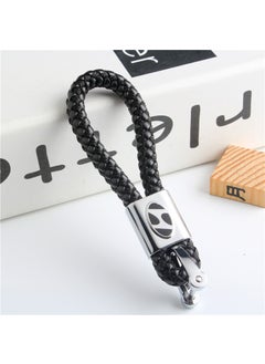 Generic Mens Car Logo Keychain Creative Benz Style Current (black) generation 