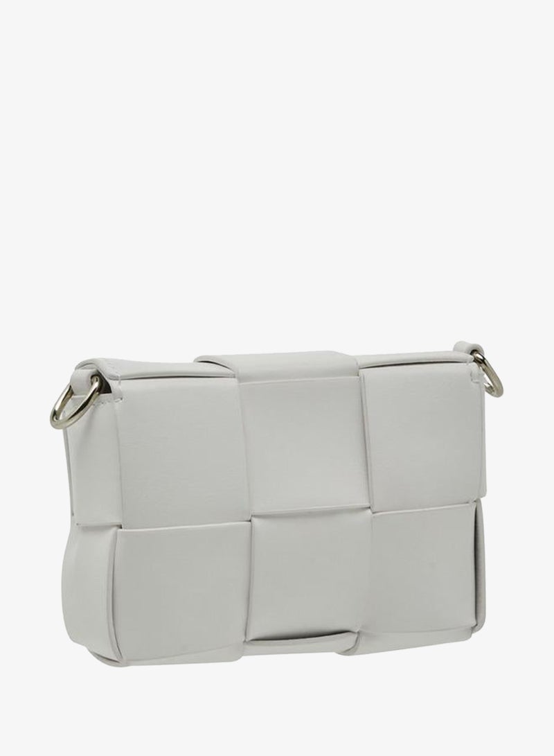 Flora Bella By Shoexpress Weave Textured Crossbody Bag With Chain Strap Ramadan Collections - Image 4