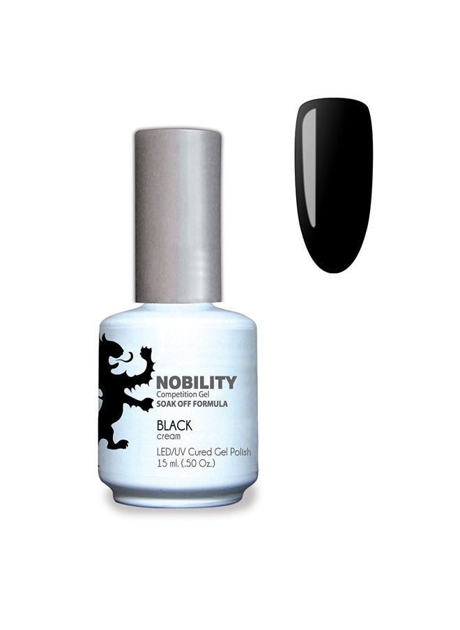 Lechat - Gel Nail Polish 15 ml, Long Lasting, Chip Resistant, Requires Drying Under UV Led Lamp Black Nbgp02 - Image 1